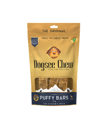 Dogsee Puffy Bars: Soft Dental Dog Treats 70g